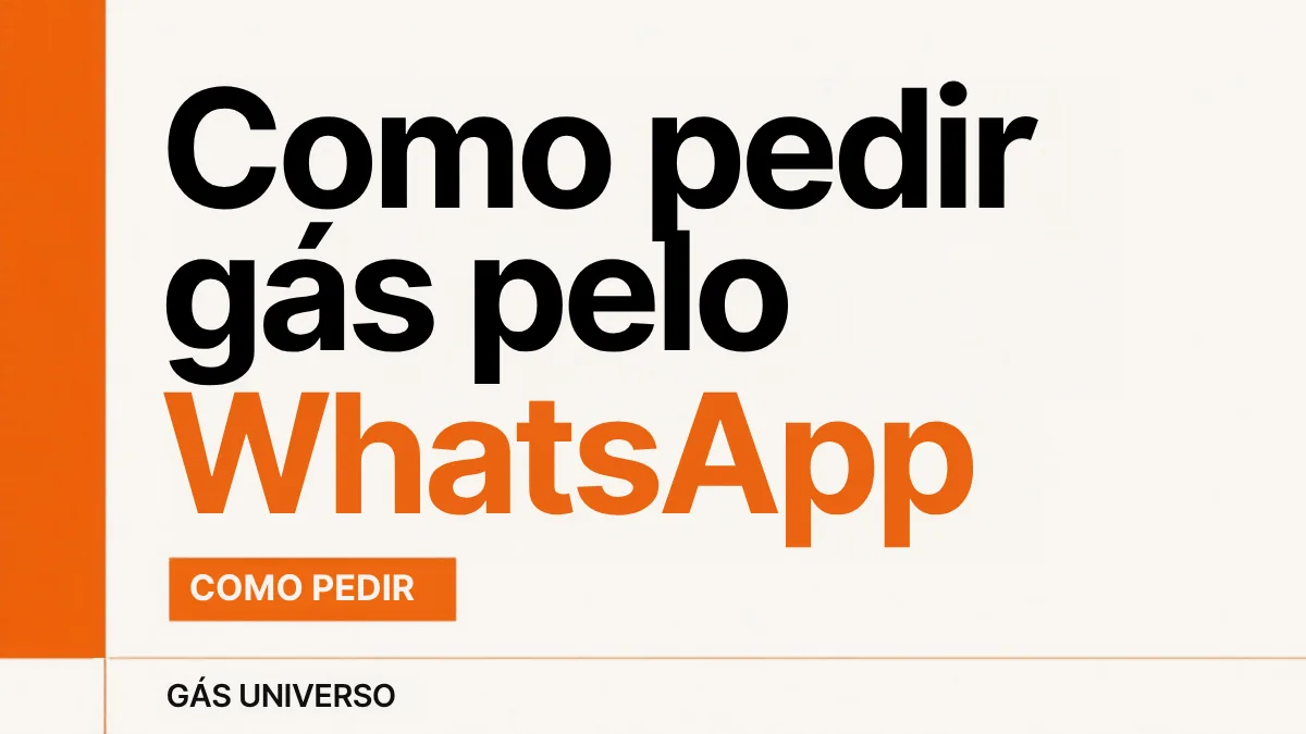 Capa do artigo: Como pedir gás de cozinha pelo WhatsApp?