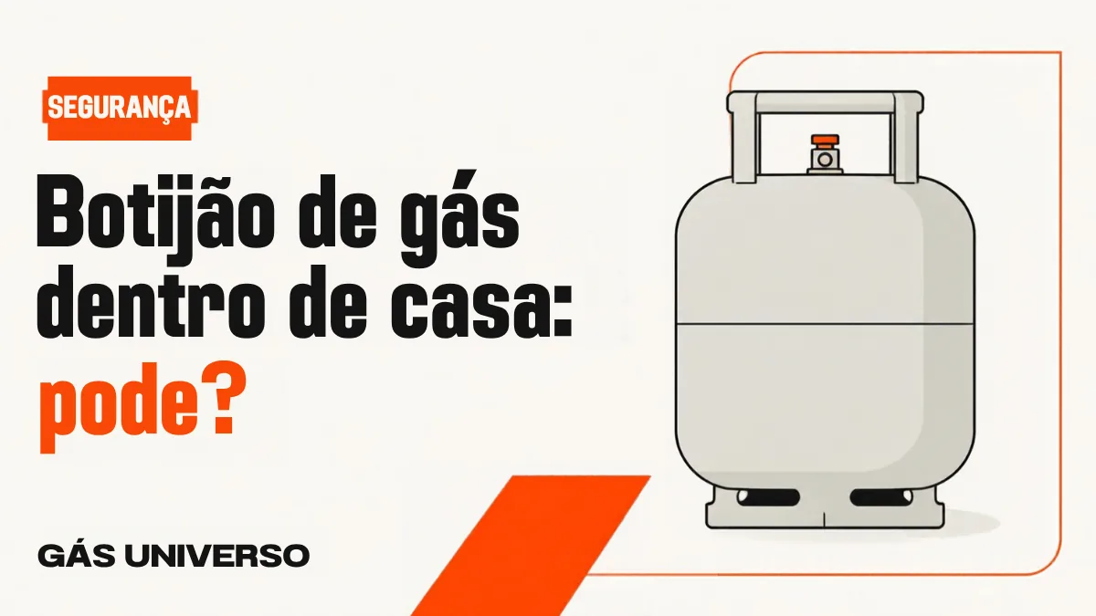 Capa do artigo: É permitido deixar botijão de gás dentro de casa?